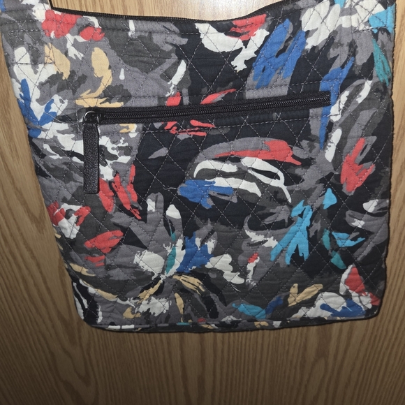 EUC Vera Bradley Splash Floral Triple Zip Hipster Bag And Matching Wallet - Picture 3 of 14